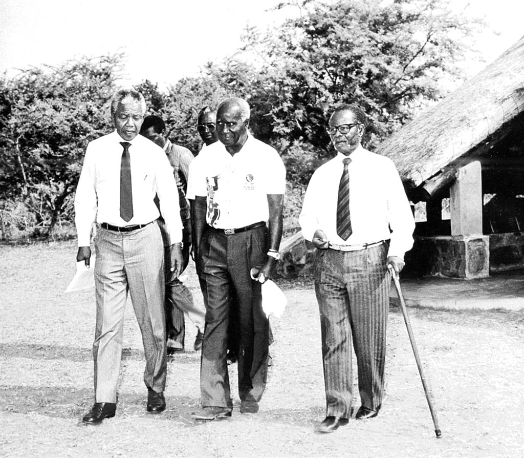 Oliver Tambo on the golf course